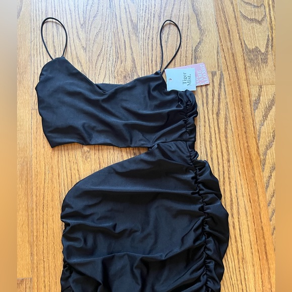 Black Tiger Mist Cut Out Dress - Picture 7 of 7